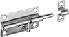 Lift-and-Drop Barrel Slide-Bolt Latches