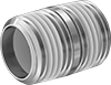 Standard-Wall Stainless Steel Threaded Pipe Nipples and Pipe with Sealant