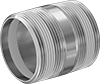 Standard-Wall Stainless Steel Threaded Pipe Nipples and Pipe with Sealant