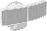 Image of Product. Style C. Front orientation. Security Lights. Adjustable-Head Security Lights, Nonreplaceable Bulb, 2 Heads, Style C.