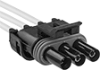 Image of Product. Front orientation. Power Connectors. Weather Pack DC Connectors, Sockets.