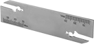 Image of Product. Front orientation. Lathe Tool Insert Holders. Blade-Style Holders for Cutoff and Grooving Lathe Tool Inserts with Two Cutting Edges.