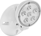 Image of Product. Front orientation. Emergency Backup Light Heads. Style F.