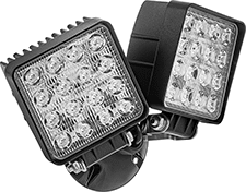 Image of Product. Front orientation. Emergency Backup Light Heads. Style D.