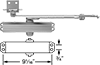 High-Traffic Door Closers with Shock-Absorbing Stop