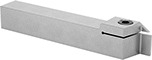 Image of Product. Front orientation. Lathe Tool Insert Holders. Shank-Style Holders for Cutoff and Grooving Lathe Tool Inserts with Two Cutting Edges.