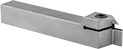 Image of Product. Front orientation. Lathe Tool Insert Holders. Shank-Style Holders for Cutoff and Grooving Lathe Tool Inserts with Two Cutting Edges.