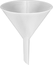 Image of Product. Front orientation. Funnels. Plastic Funnels , Style C.