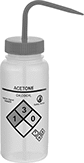 Image of Product. Front orientation. Squeeze Bottles. Choose-a-Label Squeeze Bottles with Angled Nozzle, Squeeze Bottles with NFPA Diamond.