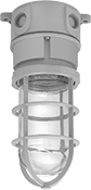 Image of Product. Front orientation. Ceiling and Wall Lights. Hazardous Location Ceiling and Wall Lights, Incandescent, Clear Lens, Ceiling Fastener Mount.