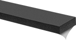 Image of Product. Front orientation. Foam. Ultra-Conformable Vinyl Foam Strips, Ultra-Smooth Texture with Adhesive Backing.