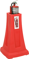 Image of ProductInUse. Fire Extinguisher Stands. Front orientation. Fire Extinguisher Stands.