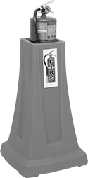 Image of Product. Front orientation. Fire Extinguisher Stands.