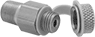 Image of Product. Brass. Front orientation. Pressure Test Fittings. Pressure Test Fittings, NPT Male × UNF Male Plug, Brass.