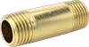 High-Pressure Brass and Bronze Threaded Pipe Nipples and Pipe for Drinking Water