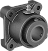 Mounted Tapered-Roller Bearings with Four-Bolt Flange