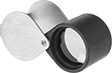 Image of Product. Front orientation. Magnifiers. Distortion-Free Slide-Open Magnifying Glasses.