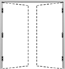 Double-Door Frames for Masonry Walls