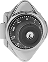 Image of Product. Front orientation. Locker Locks. Self-Locking.