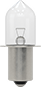 Image of Product. Pointed Bulb, Incandescent. Side1 orientation. Light Bulbs. Top-Flanged-Base Miniature Light Bulbs, Single Contact, Pointed Bulb, Incandescent.