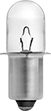 Image of Product. Tubular Bulb, Xenon and Krypton. Front orientation. Light Bulbs. Top-Flanged-Base Miniature Light Bulbs, Single Contact, Tubular Bulb.