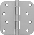 Image of Product. Round Corner. Front orientation. Hinges. Entry Door Nonstandard Hole Pattern Hinges, Round Corner.