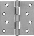 Image of Product. Square Corner. Front orientation. Hinges. Entry Door Nonstandard Hole Pattern Hinges, Square Corner.