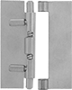 Squeeze-Release Quick-Disconnect Hinges without Holes