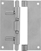 Squeeze-Release Quick-Disconnect Hinges with Holes