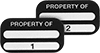 Sequentially Numbered Property Identification Labels