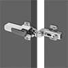 Soft-Close Half-Mortise Concealed Cabinet Hinges