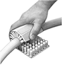 Image of Product. Front orientation. Scrub Brushes. Flexible Scrub Brushes, Style B.