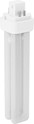 Image of Product. CFL (Horizontal, Base Up, and Base Down
Operating Position). Top orientation. Light Bulbs. Four-Pin Wedge-Base Plug-In Compact Light Bulbs, CFL, Base Up, Horizontal, Base Down.