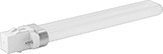 Image of Product. Side1 orientation. Light Bulbs. Two-Pin Wedge-Base Plug-In Compact Light Bulbs, CFL.