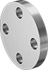 High-Pressure Stainless Steel Unthreaded Pipe Flanges