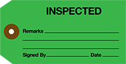 Image of Product. Front orientation. Tags. Material Tracking Tags, Inspected.