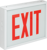 Image of Product. Front orientation. Signs. Backlit Exit Signs, Exit—Red Message on Front.