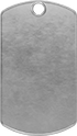 Image of Product. Front orientation. Tags. Metal Engraving and Stamping Tags, Oval, Style K.