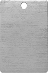 Image of Product. Front orientation. Tags. Metal Engraving and Stamping Tags, Rectangle, Style M.