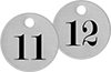 Made-to-Order Sequentially Numbered Metal Tags