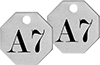 Made-to-Order Identically Numbered and Lettered Metal Tags