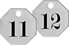 Made-to-Order Sequentially Numbered Metal Tags
