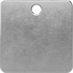 Image of Product. Front orientation. Tags. Metal Engraving and Stamping Tags, Square, Style G.