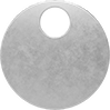 Image of Product. Front orientation. Tags. Metal Engraving and Stamping Tags, Round, Style B.