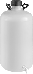 Image of Product. Front orientation. Carboys. Carboys with Faucet, Style F.
