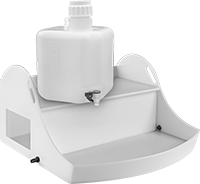 Image of Product. Shown with Carboy. Front orientation. Carboy Stands.