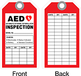 Image of Product. Front orientation. Contains Annotated, MultipleImages. Tags. Inspection Record Tags, Automatic External Defibrillator (AED) Inspection.
