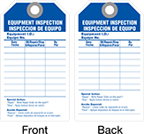 Image of Product. Front orientation. Contains Annotated, MultipleImages. Tags. Inspection Record Tags, Equipment Inspection/Inspeccion De Equipo.