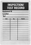 Image of Product. Front orientation. Labels. Inspection Record Labels , Inspection/Test Record.