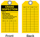 Image of Product. Cable Tie and Wire Tag Holders. Side1 orientation. Contains Annotated, MultipleImages. Crane Inspection. Inspection Record Tags, 5 5/8" High.